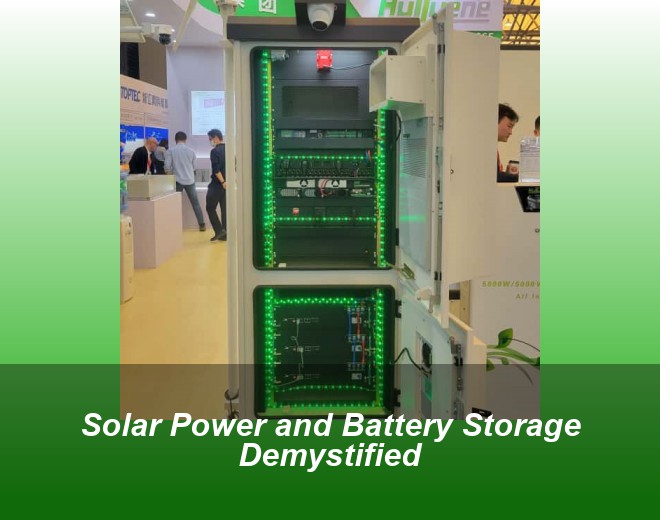 Solar Power and Battery Storage Demystified